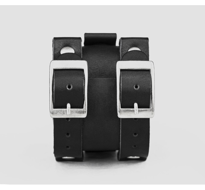 Leather cuff band compatible with Samsung and other Smart watches strap, Handmade UA code 2160
