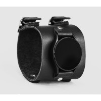 Leather cuff band compatible with Samsung and other Smart watches strap, Handmade UA code 2200