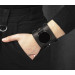 Leather cuff band compatible with Samsung and other Smart watches strap, Handmade UA code 2200