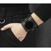 Leather cuff band compatible with Samsung and other Smart watches strap, Handmade UA code 2200st