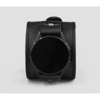 Leather cuff band compatible with Samsung and other Smart watches strap, Handmade UA code 2230st