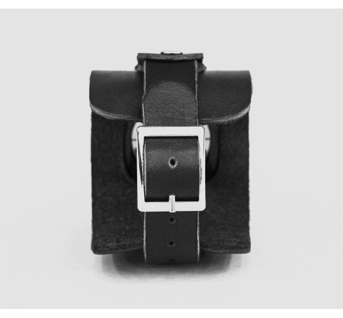 Leather cuff band compatible with Samsung and other Smart watches strap, Handmade UA code 2235