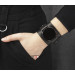 Leather cuff band compatible with Samsung and other Smart watches strap, Handmade UA code 2235