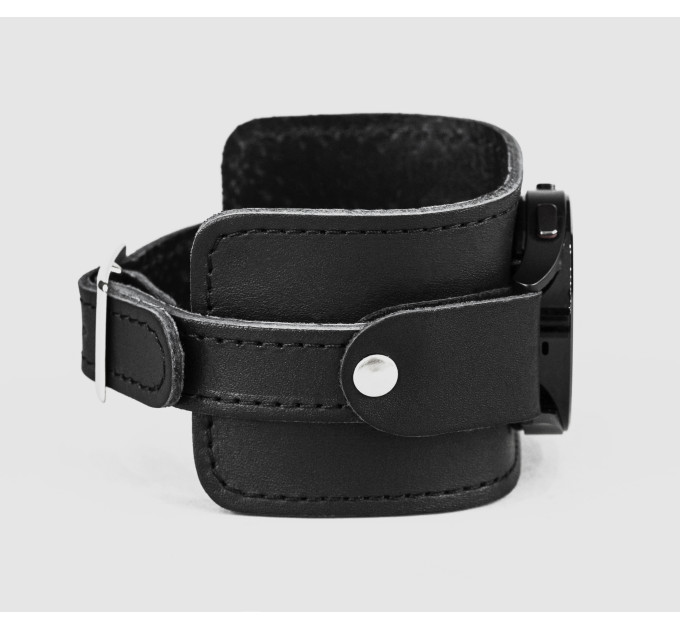 Leather cuff band compatible with Samsung and other Smart watches strap, Handmade UA code 2235st