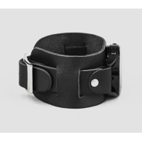 Leather cuff band compatible with Samsung and other Smart watches strap, Handmade UA code 2240