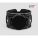 Leather cuff band compatible with Samsung and other Smart watches strap, Handmade UA code 2240st