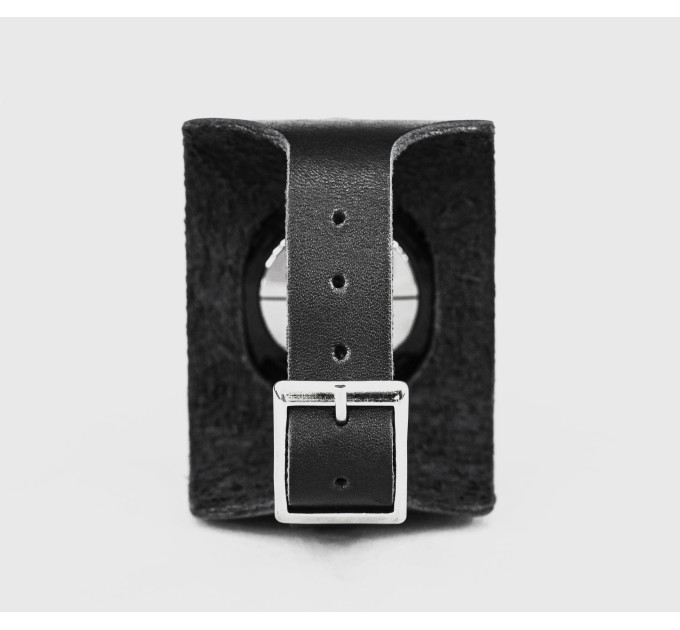 Leather cuff band compatible with Samsung and other Smart watches strap, Handmade UA code 2310