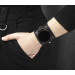 Leather cuff band compatible with Samsung and other Smart watches strap, Handmade UA code 2310st