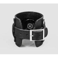 Leather cuff band compatible with Samsung and other Smart watches strap, Handmade UA code 2330st