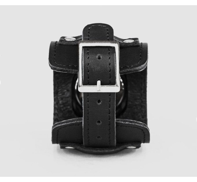 Leather cuff band compatible with Samsung and other Smart watches strap, Handmade UA code 2330st