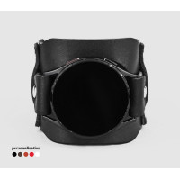 Leather cuff band compatible with Samsung and other Smart watches strap, Handmade UA code 2335