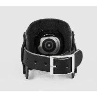 Leather cuff band compatible with Samsung and other Smart watches strap, Handmade UA code 2335