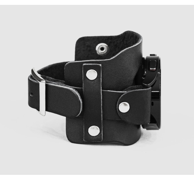 Leather cuff band compatible with Samsung and other Smart watches strap, Handmade UA code 2335