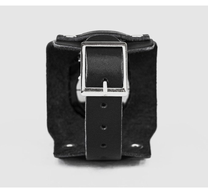 Leather cuff band compatible with Samsung and other Smart watches strap, Handmade UA code 2335