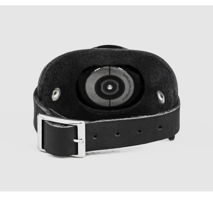 Leather cuff band compatible with Samsung and other Smart watches strap, Handmade UA code 2357