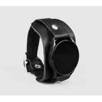 Leather cuff band compatible with Samsung and other Smart watches strap, Handmade UA code 2357