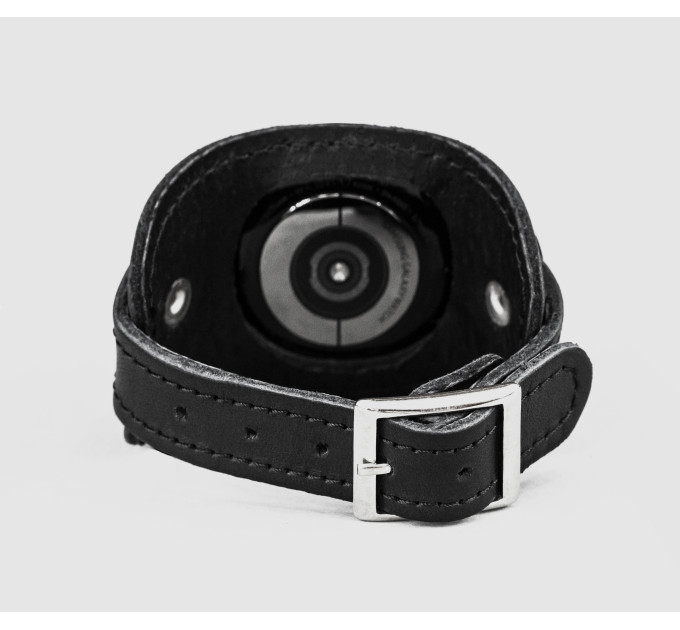 Leather cuff band compatible with Samsung and other Smart watches strap, Handmade UA code 2357st