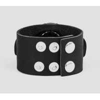 Leather cuff band compatible with Samsung and other Smart watches strap, Handmade UA code 2362