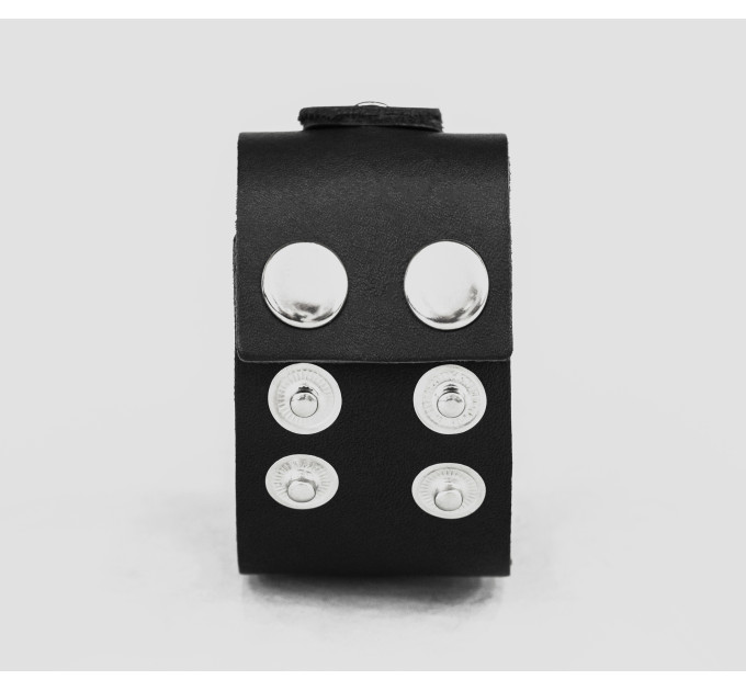 Leather cuff band compatible with Samsung and other Smart watches strap, Handmade UA code 2362