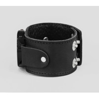 Leather cuff band compatible with Samsung and other Smart watches strap, Handmade UA code 2362st