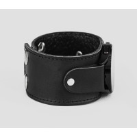 Leather cuff band compatible with Samsung and other Smart watches strap, Handmade UA code 2362st