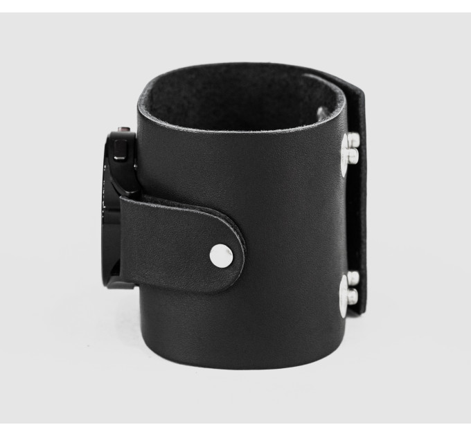 Leather cuff band compatible with Samsung and other Smart watches strap, Handmade UA code 2363