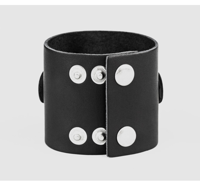 Leather cuff band compatible with Samsung and other Smart watches strap, Handmade UA code 2363