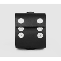 Leather cuff band compatible with Samsung and other Smart watches strap, Handmade UA code 2363