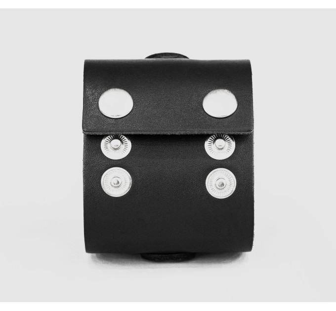 Leather cuff band compatible with Samsung and other Smart watches strap, Handmade UA code 2363