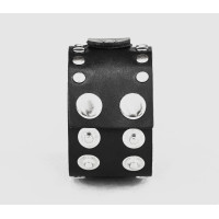 Leather cuff band compatible with Samsung and other Smart watches strap, Handmade UA code 2364