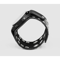 Leather cuff band compatible with Samsung and other Smart watches strap, Handmade UA code 2364