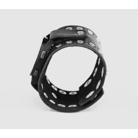 Leather cuff band compatible with Samsung and other Smart watches strap, Handmade UA code 2365