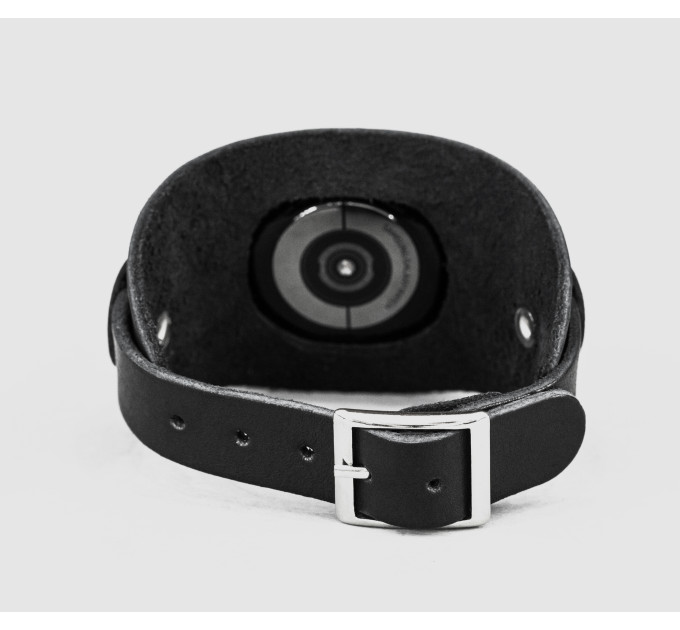 Leather cuff band compatible with Samsung and other Smart watches strap, Handmade UA code 2530