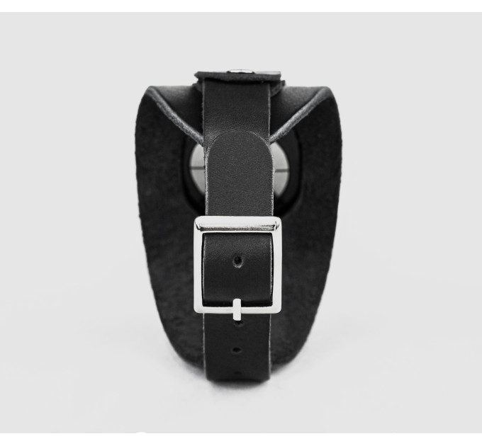 Leather cuff band compatible with Samsung and other Smart watches strap, Handmade UA code 2530