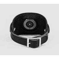 Leather cuff band compatible with Samsung and other Smart watches strap, Handmade UA code 2530st