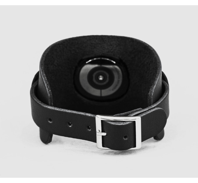 Leather cuff band compatible with Samsung and other Smart watches strap, Handmade UA code 2540