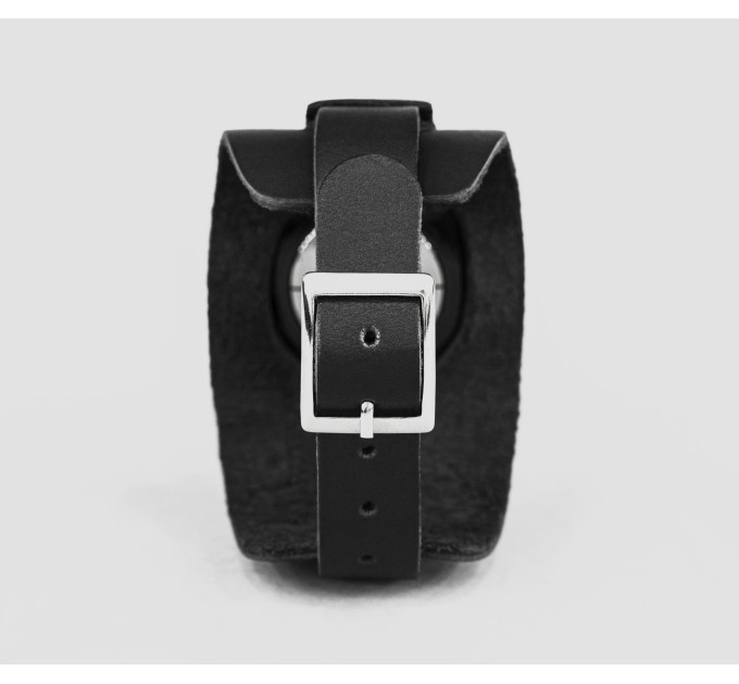 Leather cuff band compatible with Samsung and other Smart watches strap, Handmade UA code 2540