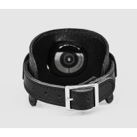 Leather cuff band compatible with Samsung and other Smart watches strap, Handmade UA code 2540st