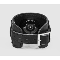 Leather cuff band compatible with Samsung and other Smart watches strap, Handmade UA code 2552st