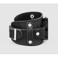 Leather cuff band compatible with Samsung and other Smart watches strap, Handmade UA code 2552st