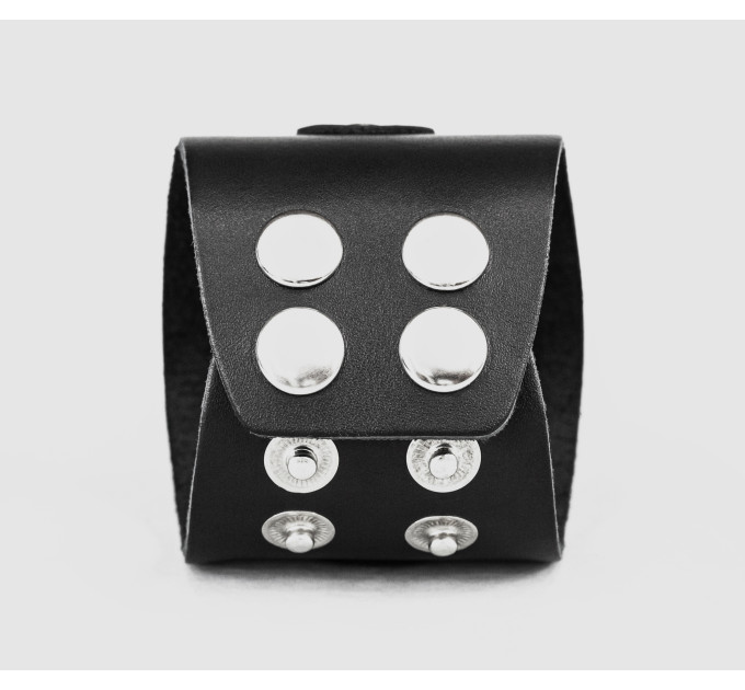 Leather cuff band compatible with Samsung and other Smart watches strap, Handmade UA code 2620