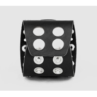 Leather cuff band compatible with Samsung and other Smart watches strap, Handmade UA code 2625