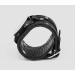 Leather cuff band compatible with Samsung and other Smart watches strap, Handmade UA code 2715st