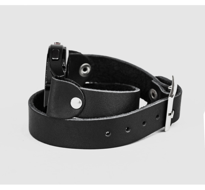 Leather cuff band compatible with Samsung and other Smart watches strap, Handmade UA code 2810