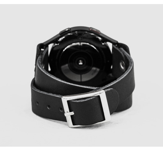 Leather cuff band compatible with Samsung and other Smart watches strap, Handmade UA code 2810