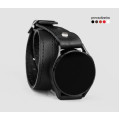 Leather cuff band compatible with Samsung and other Smart watches strap, Handmade UA code 2810st