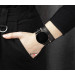 Leather cuff band compatible with Samsung and other Smart watches strap, Handmade UA code 2810st