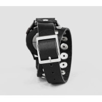 Leather cuff band compatible with Samsung and other Smart watches strap, Handmade UA code 2820