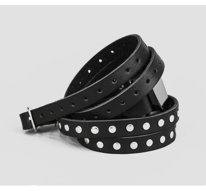 Leather cuff band compatible with Samsung and other Smart watches strap, Handmade UA code 2856