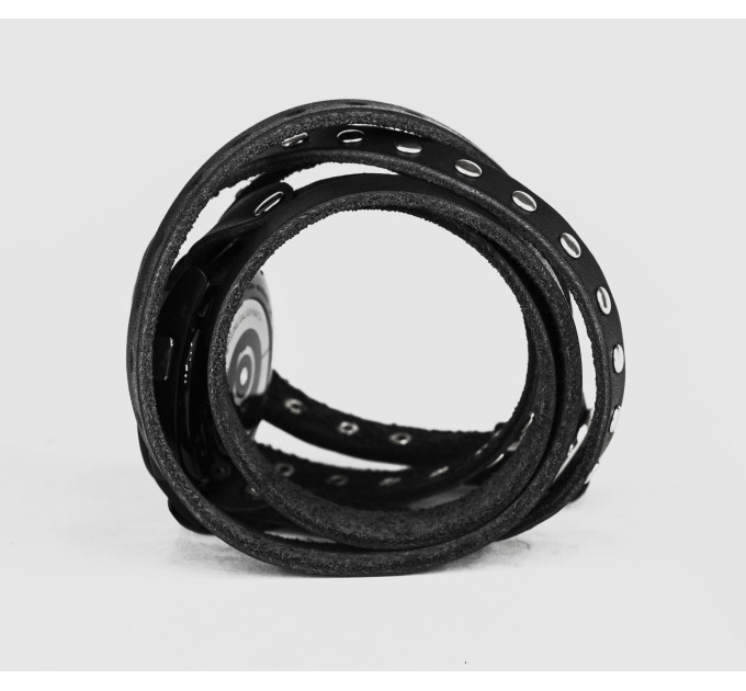 Leather cuff band compatible with Samsung and other Smart watches strap, Handmade UA code 2857